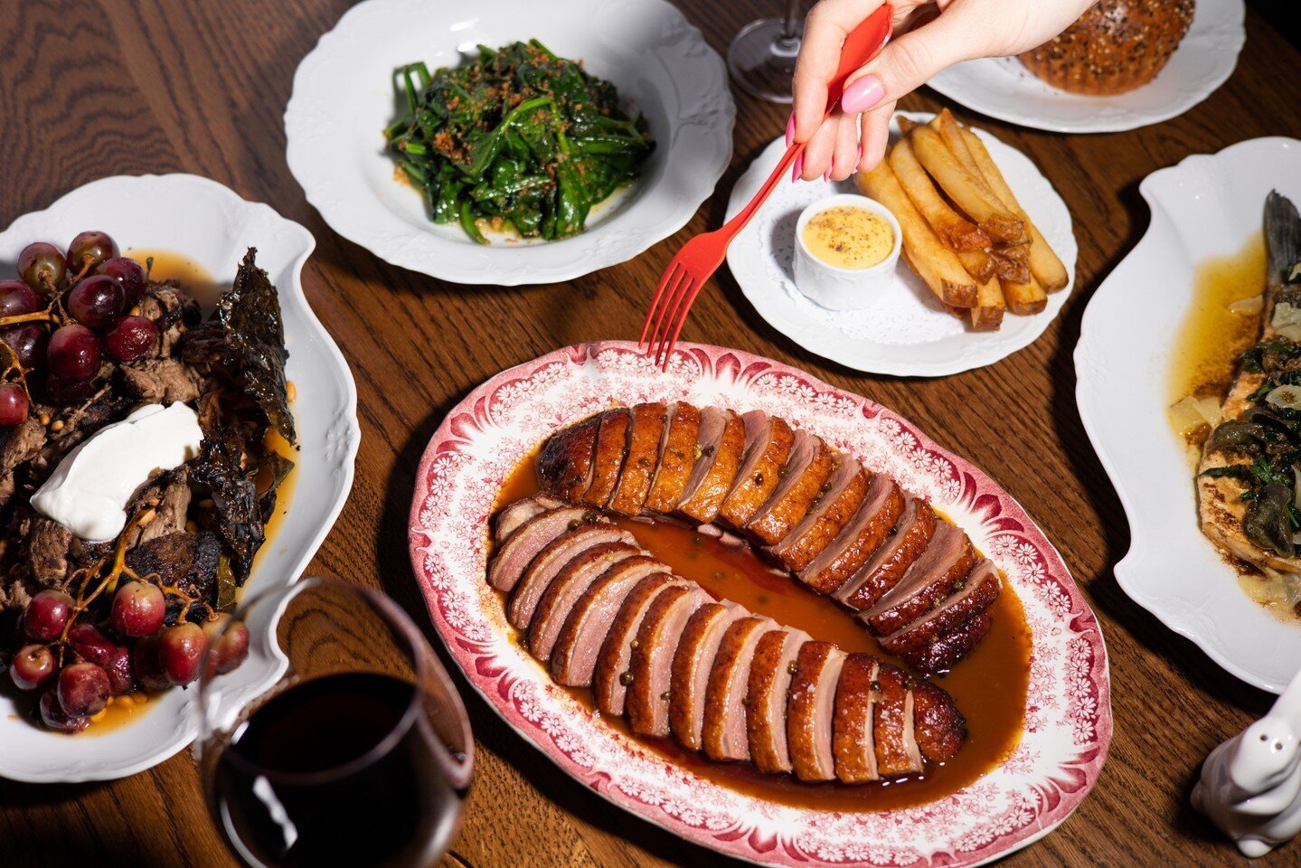 Whole crown of duck to share, oui merci 
.
.
.
.
.
#lapinou #lapinoubistro #neobistro #frenchfood #frenchcuisine #frenchbistro #TOeats #dineTO #toronto #newmenu #torontofood #torontoeats #torontofoodies #toeats #torontowine #wine #winebar #torontowi